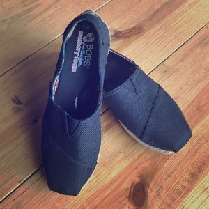 BOBS from Sketchers ESPADRILLE WEDGE SLIP-ON